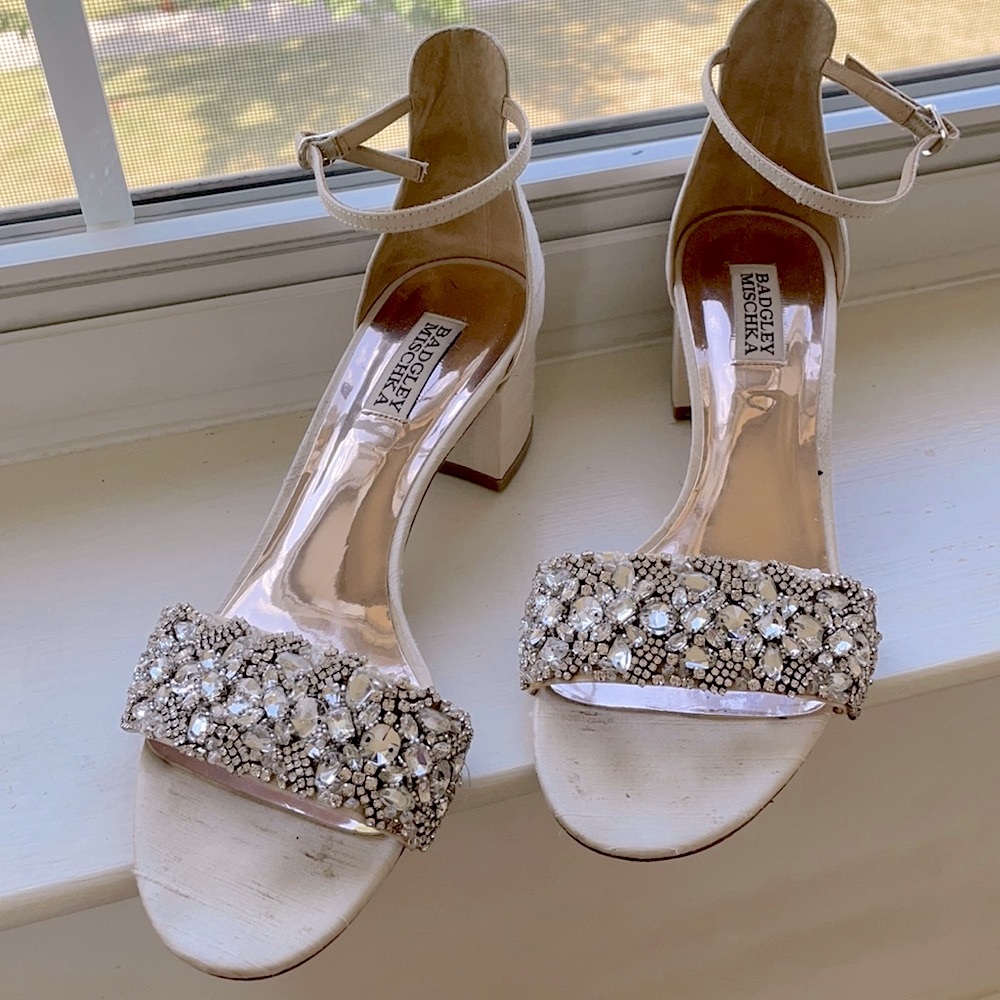 Rhinestone dress shoes
